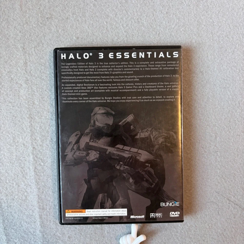 Halo 3 Essentials Xbox 360 Bonus Discs Bungie Microsoft Master Chief 2007 NTSC